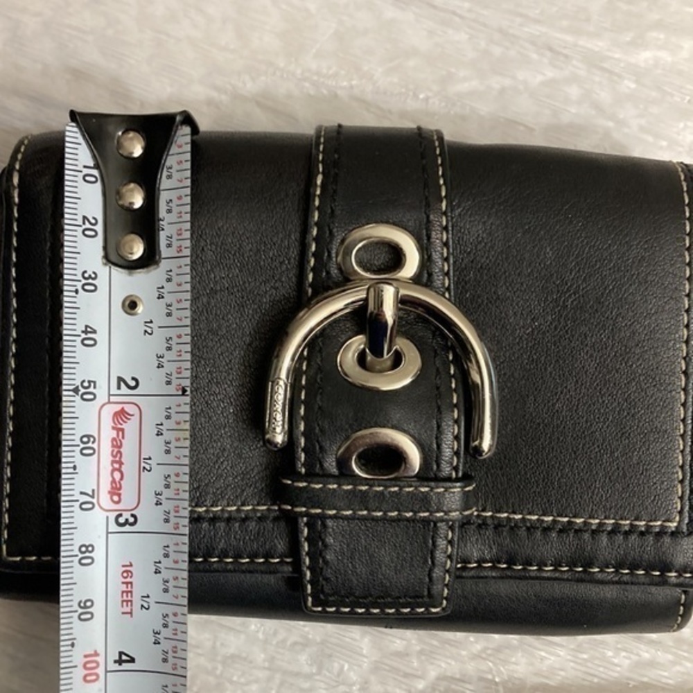 Coach black Leather Soho wallet - Picture 4 of 12
